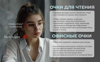 Предназначение офисных очков для комфортной работы