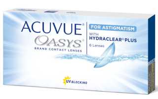 Особенности и преимущества линз Acuvue Oasys for astigmatism для вашего комфорта