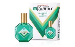 Эффективность японских капель для глаз Rohto: обзор и рекомендации