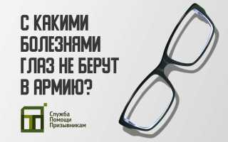 С какими заболеваниями глаз не берут в армию: важная информация для призывников