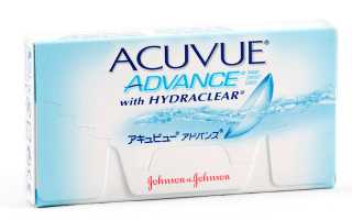 Преимущества линз Acuvue Advance with Hydraclear при коррекции зрения для здоровья глаз