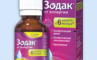 Инструкция по применению препарата Зодак для эффективного лечения