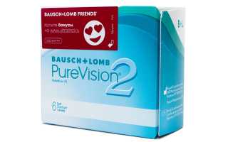 Особенности и преимущества контактных линз Pure Vision 2 HD для вашего зрения