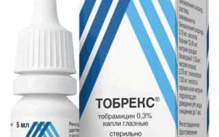 Правила применения капель Тобрекс при глазных болезнях для эффективного лечения