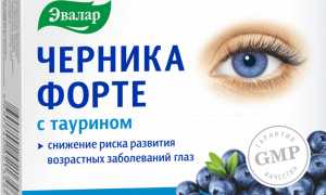 Инструкция по применению препарата Черника Форте для здоровья