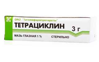 Применение Тетрациклиновой глазной мази при инфекционных болезнях глаз: важные аспекты